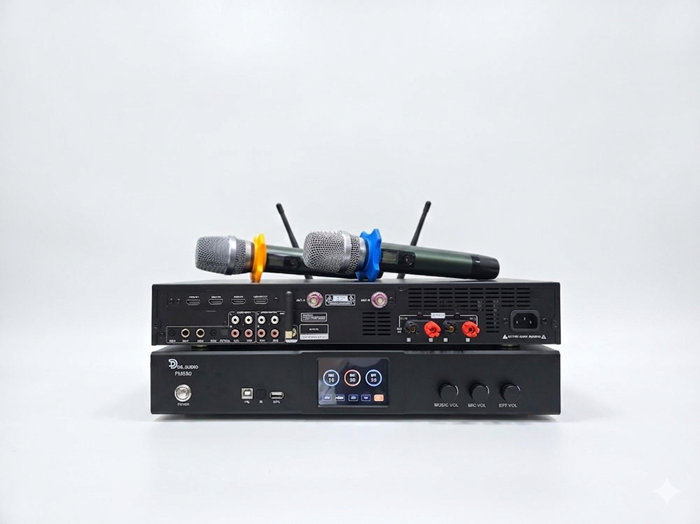Amplifier DS audio FM650 – 3 IN 1 ( Kèm Micro Không Dây ) Amplifier DS audio FM650 – 3 IN 1 ( Kèm Micro Không Dây )